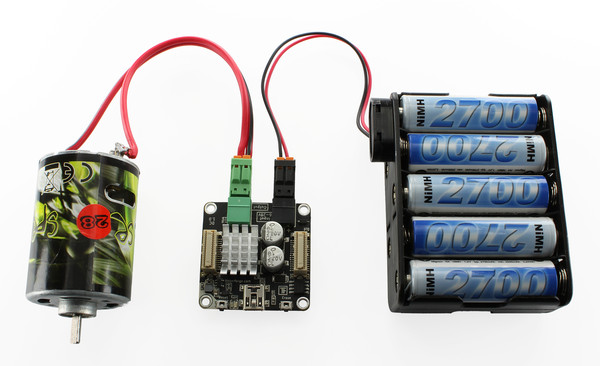 DC Brick with connected motor