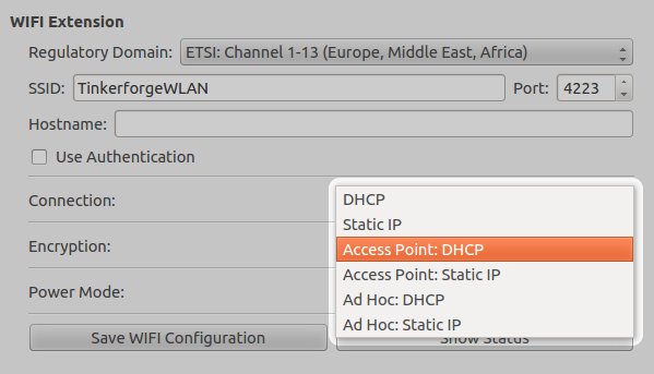 Configure Ad Hoc or Access Point mode