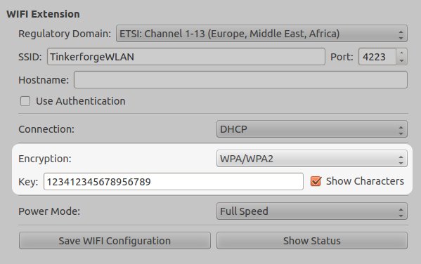 Configure WPA encryption