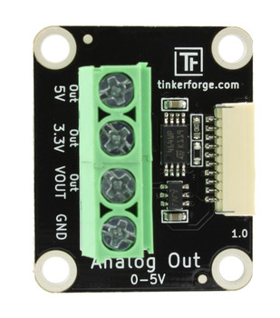Analog Out Bricklet Terminals