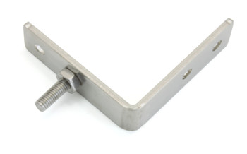 L-bracket with 12mm bolt and normal nut