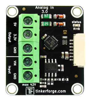 Analog In Bricklet 3.0 Anschlussklemmen