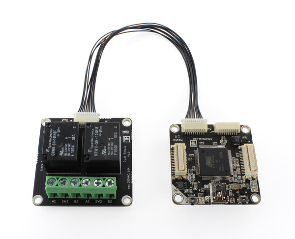 Dual Relay verbunden mit Master Brick