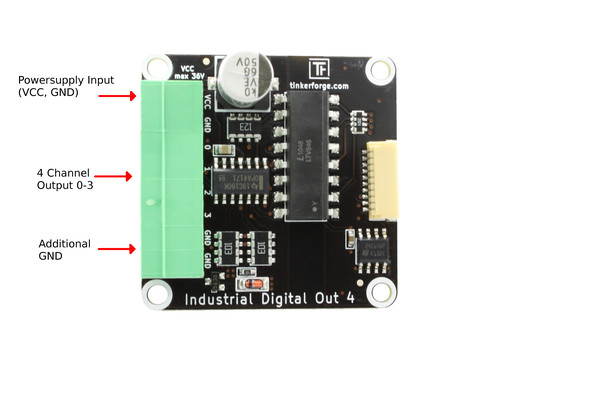 Industrial Digital Out 4 Bricklet Steckerbelegung