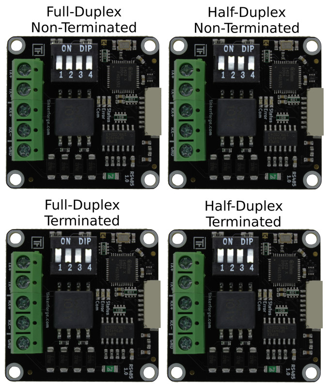 RS485 Bricklet DIP-Schalter Einstellungen