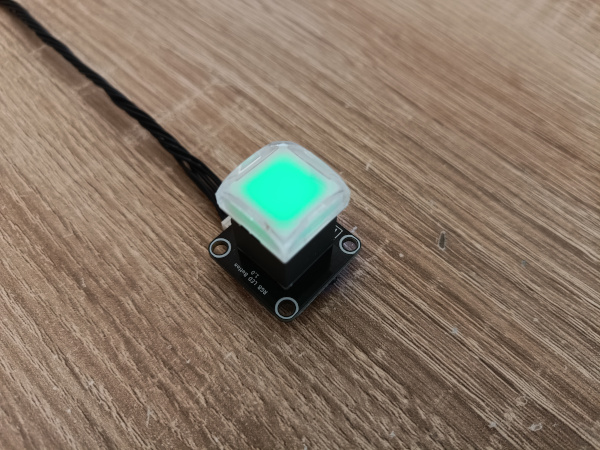 RGB LED Button Bricklet, Farbe Grün