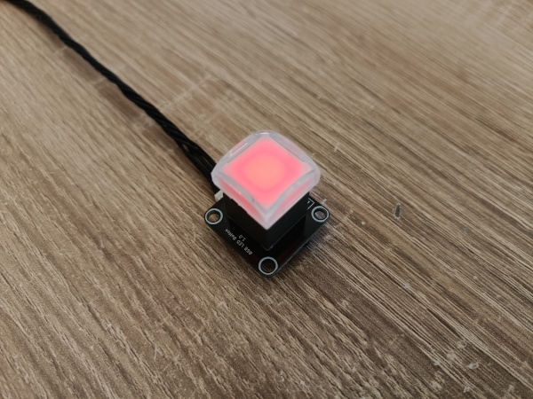 RGB LED Button Bricklet, Farbe Rot