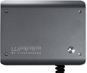 WARP3 Gehäuse mit Edelstahlfrontblende DB703 pulverbeschichtet