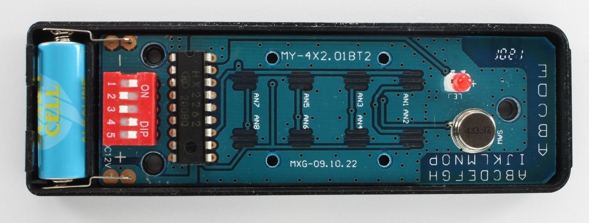 Remote Control Opened Up Doc | Tinkerforge