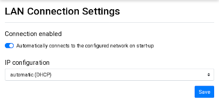 ESP32 Ethernet Brick LAN configuration