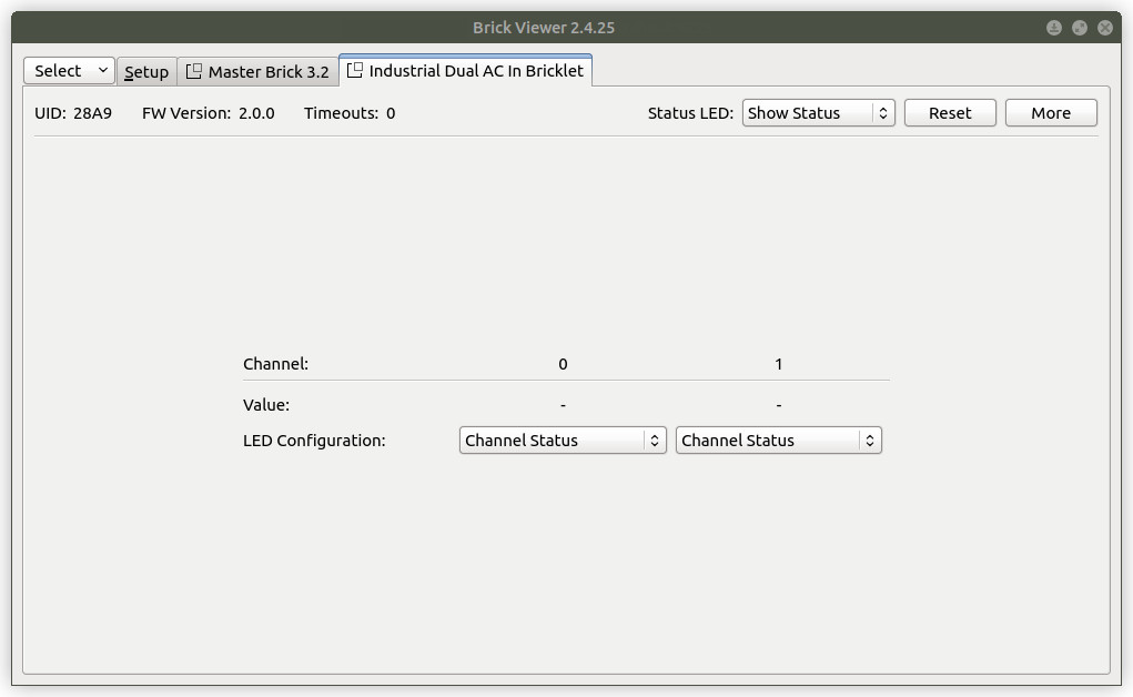 Industrial Dual AC In Bricklet in Brick Viewer