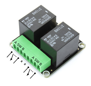 Industrial Dual Relay Bricklet connectivity