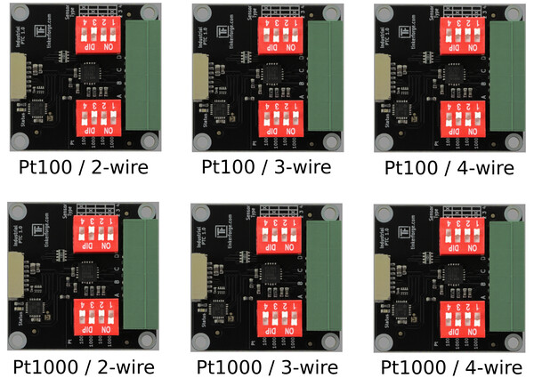 Industrial PTC Bricklet jumper configuration