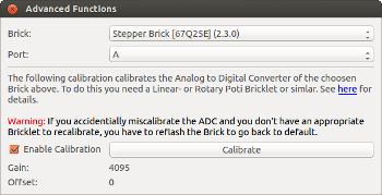Brickv (ADC Calibration)