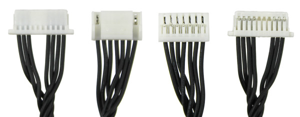 Front and back of 7p-10p cable