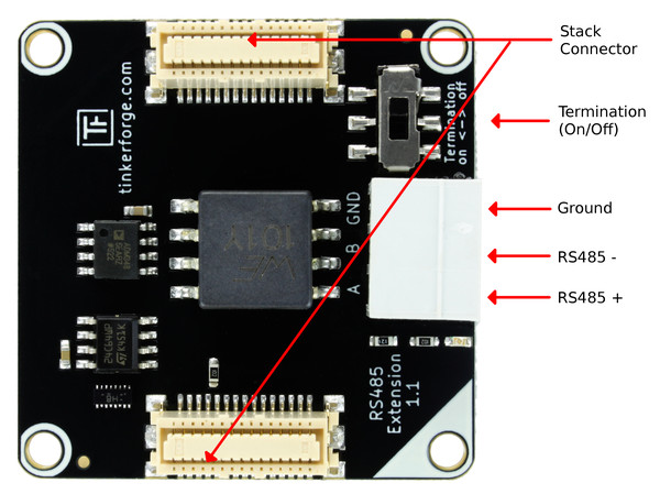 RS485 Extension connectivity