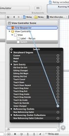 Xcode example for C/C++ bindings in iOS, connect event (step 1)