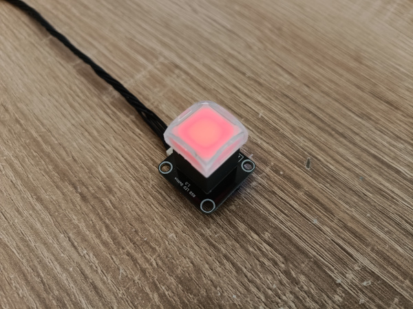 RGB LED Button Bricklet, color red