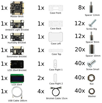 Weather Station kit content