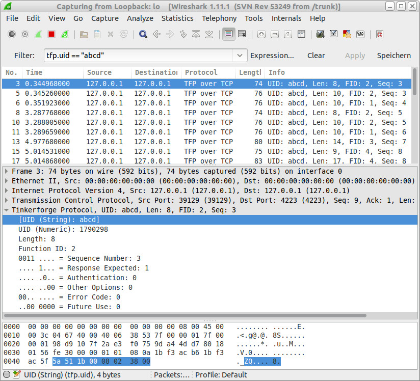 Wireshark Dissector