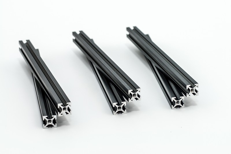 MakerBeam 150mm, 6pcs, black 