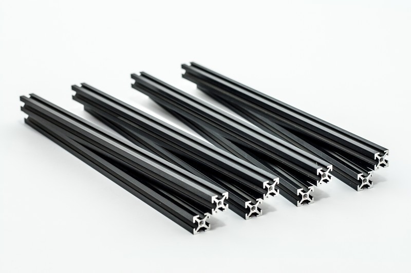 MakerBeam 200mm, 8pcs, black 