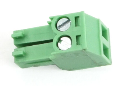 2 Pole Green Connector (Screw Clamp)