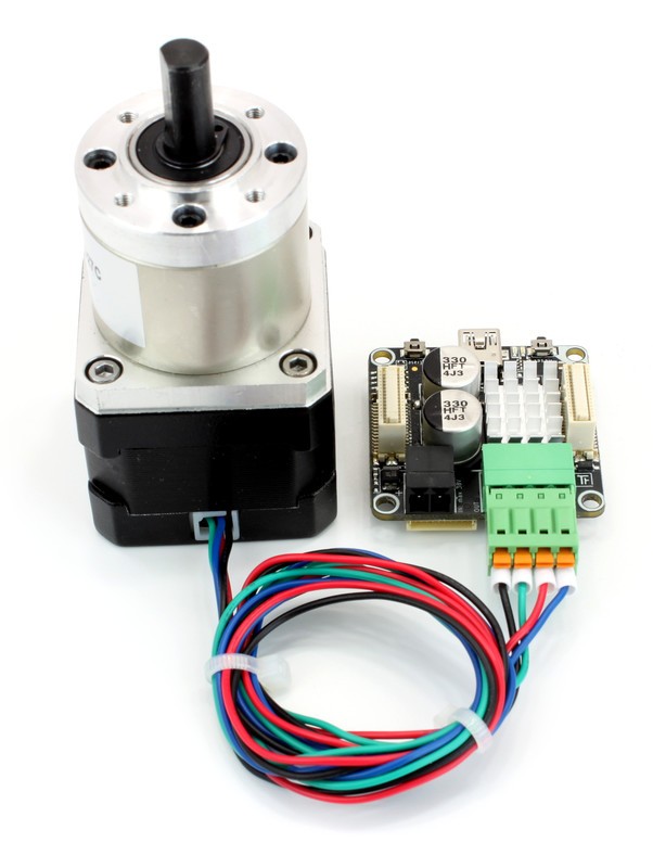 Stepper Motor with Gearbox 27:1, 3Nm