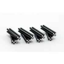 MakerBeam 60mm, 8pcs, black 