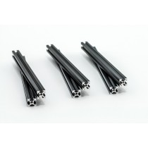 MakerBeam 150mm, 6pcs, black 