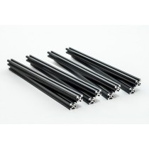 MakerBeam 200mm, 8pcs, black 