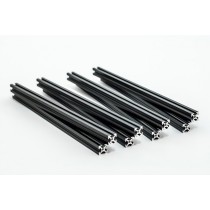 MakerBeam 200mm, 8pcs, black 