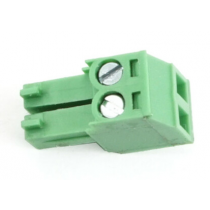 2 Pole Green Connector (Screw Clamp)