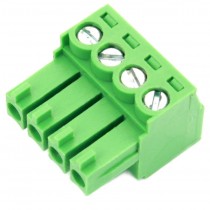 4 Pole Green Connector (Screw Clamp)