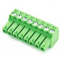 8 Pole Green Connector (Screw Clamp)