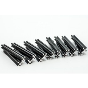 MakerBeam 100mm, 16pcs, black 