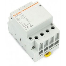 Contactor 4 pole, DIN-Rail, 63A