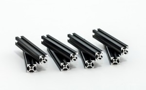 MakerBeam 60mm, 8pcs, black 