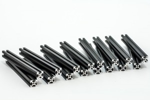 MakerBeam 100mm, 16pcs, black 