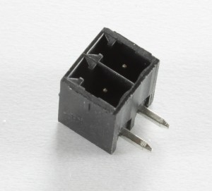 2 Pole Black Connector Header